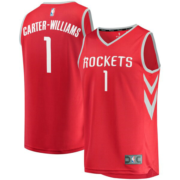 Maillot Houston Rockets Homme Michael Carter-Williams 1 Icon Edition Rouge